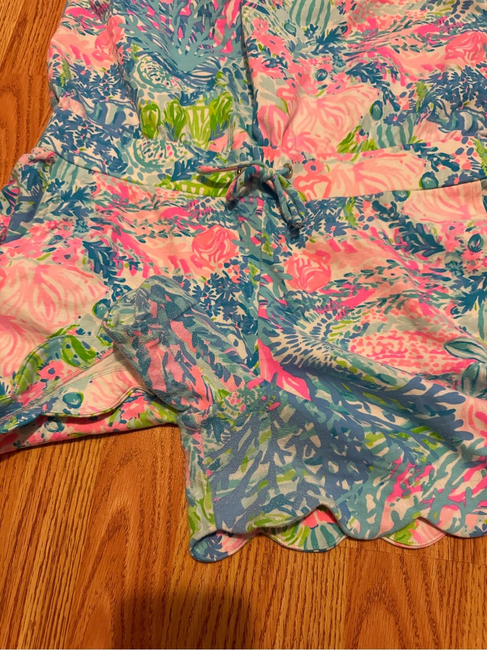 Lilly Pulitzer Strapless Romper in Pink & Blue - Picture 3 of 4